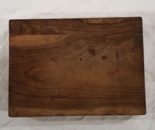 RRR MADE IN PALESTINE BEZALEL BOX ANTIQUE OLIVE WOOD Jewish Judaica 6