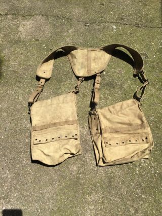 WWII MEDIC YOKE WITH BAGS 3