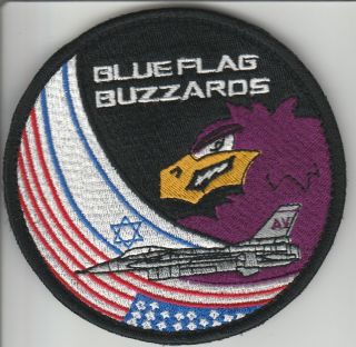 Air Force Patch,  Usaf,  510th Fighter Squadron,  Blue Flag,  On V/crow