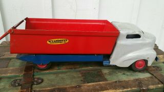 1940 ' s 50 ' s Toy Wyandotte Construction Pressed Steel Dump Truck 2