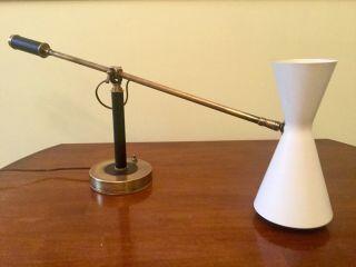 Mid Century Modern Lamp.  Stilnovo Heifetz Otto Kolb Gio Ponti Eames Era