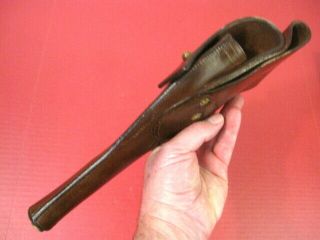 pre - WWI US Army Regulation Holster.  38 DA Revolver RIA 1904 - 4th Type - XLNT 1 8