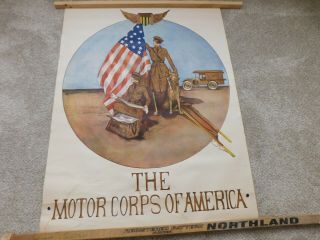 WWI MOTOR CORPS OF AMERICA POSTER 2