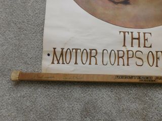 WWI MOTOR CORPS OF AMERICA POSTER 3