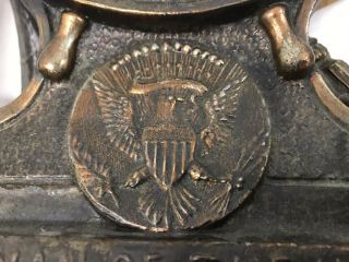 Franklin D.  Roosevelt Presidential Seal Man Of The Hour United Clock Great Cond 5