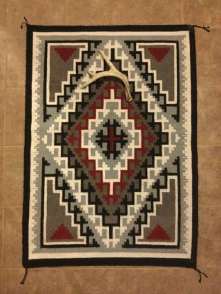 Southwest navajo rug Santa Fe Taos native design 10