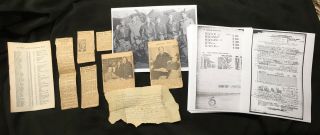 Wwii P.  O.  W.  Letter Group 449th Bomb Group 15th Airforce Operation Tidal Wave