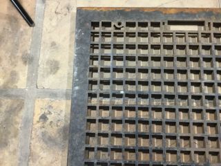 Vintage cast - iron heating grate or cold air return 26” x 22” 2