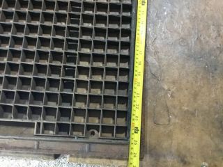 Vintage cast - iron heating grate or cold air return 26” x 22” 6