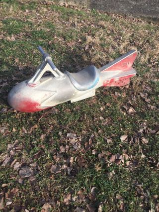 Vintage Usaf Plane Jet Rocket Saddle Mates Playground Ride Toy Equipment