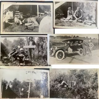 Wwi era photo album w/ M1917 American Tank,  Ambulance,  Doughboy Photo 2