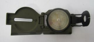 Vtg Waltham Watch Co Lensatic Compass Us Army Military Korean War Survival Tool