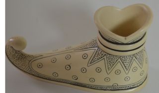 50 Off Vintage Antique Ivory - Colored Aladdin - Type Shoes – Candlesticks Pp661