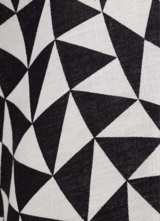 Alexander Girard Vitra Tablecloth Round Black Geometric