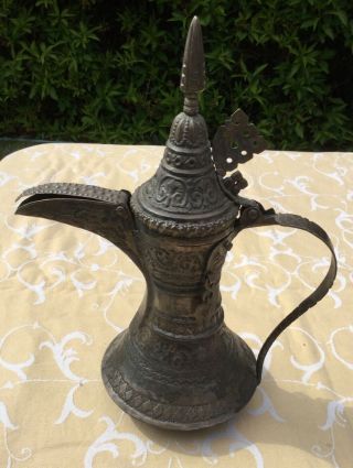 Antique Islamic Middle Eastern Arabic Dallah Bedouin Oman Coffee Pot Persian