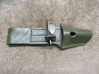 Argentine M1891 / 1909 Mauser Bayonet Frog Green Leather