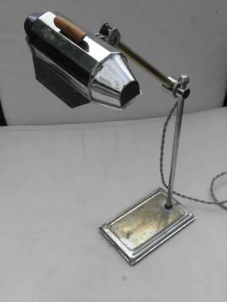 lamp art deco pirouett table desk Light machine age vintage office BAUHAUS floor 12