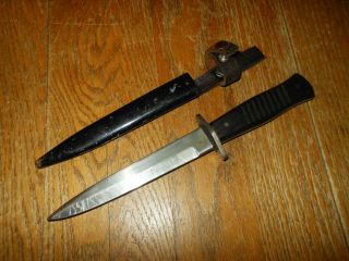 Ww1 / Ww2 German Nahkampfmesser - Combat Boot Knife / Trench Knife - Rare