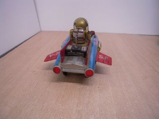 SPACE CAR JET V - 7 ASTRONAUT ROBOT BY TN NOMURA TOYS MADE IN JAPAN 1960’S. 4
