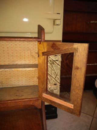 Antique vintage Salesman Sample Cupboard Hutch 4