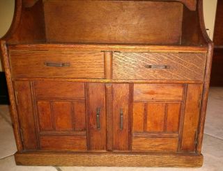 Antique vintage Salesman Sample Cupboard Hutch 7