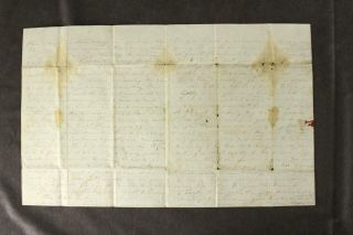 Mexican War Letter 1848 VA Volunteers Christiansburg Indian Attack Texas Rangers 7