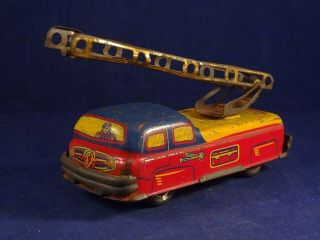 Vintage Tin Litho Toy Tow Truck Radio Scale Cr Charles Rossignol France Years 50
