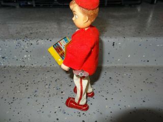 Near Japan ALPS MR.  Butts Cigarette Boy windup toy w/Original Box. 5