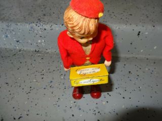 Near Japan ALPS MR.  Butts Cigarette Boy windup toy w/Original Box. 8