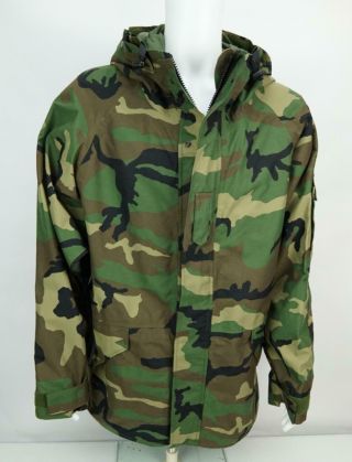 Us Army Military Camouflage Cold Weather Parka Jacket Xl Long