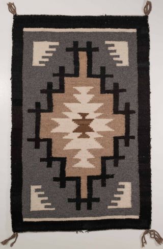 Vintage Navajo Native American Hand Wove Rug,