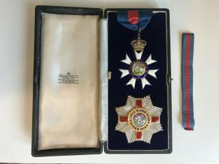 The Most Distinguished Order Of St Michael And St George,  K.  C.  M.  G Commanders Set