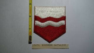 Extremely Rare Korean War 324th Engineer Battalion Patch.  Rare
