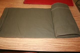 RARE ITEM - MILITARY HEAVY DUTY OILED CANVAS - LARGE TARP or COVER - 5