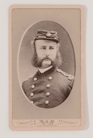 Bradley & Rulofson Portrait Of A Marine Before The Spanish American War