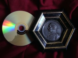 Antique Wilhelm Ii Ww1 German Emperor Kaiser Bronze Statue Medal Plaque Award