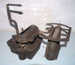 Old Rare Antique Cast Iron Stove Heater Kerosene Oil Burning Collectiblle Stove 3