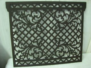 Antique Victorian Cast Iron Fancy Cold Air Floor Register Cover Grate