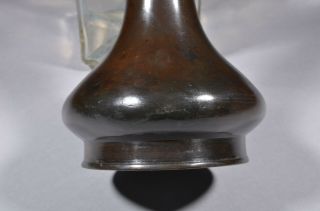 Antique Chinese bronze bottle vase,  late Ming - early Qing dynasty 5