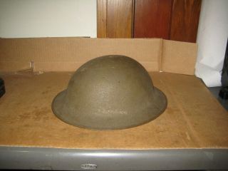 Vintage Wwi Steel Army Military Helmet " Doughboy " With Liner & Strap