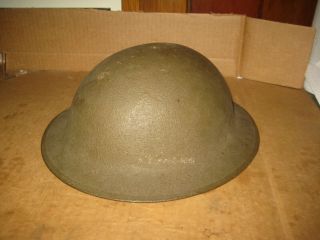 Vintage WWI Steel Army Military Helmet 