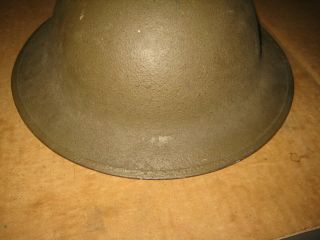 Vintage WWI Steel Army Military Helmet 