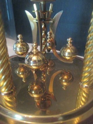 Vintage Kundo Kieninger Obergfell Brass Mantel Clock Anniversary 400 Day Germany 6