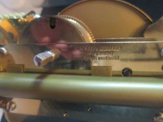 Vintage Kundo Kieninger Obergfell Brass Mantel Clock Anniversary 400 Day Germany 8
