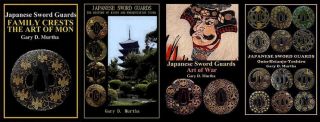 Four English Japanese Samurai Sword Guard Tsuba Books 2015 - 2017