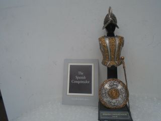 SPANISH CONQUISTADOR 22 carat gold & silver armour model by the Franklin 2