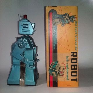 Vintage Toy Robot - Yonezawa Directional Robot - w/ Box 3