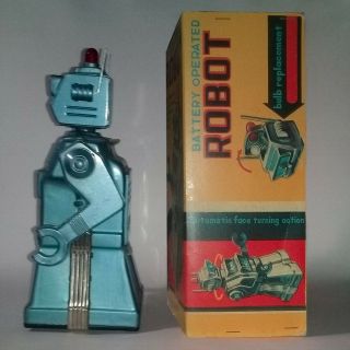Vintage Toy Robot - Yonezawa Directional Robot - w/ Box 4