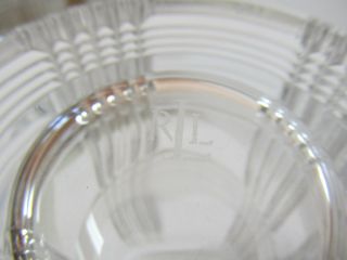 RALPH LAUREN GLEN PLAID SET 7 HEAVY HIGHBALL GLASSES APPEAR XLNT COND 6