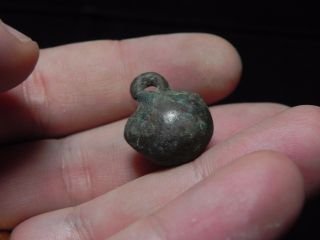 ZURQIEH - B4N - ANCIENT EGYPT,  BRONZE ITEM,  750 - 300 B.  C 4